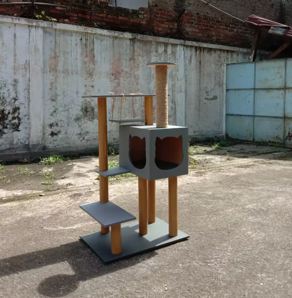 Rumah kucing garukan kucing & mainan kucing
