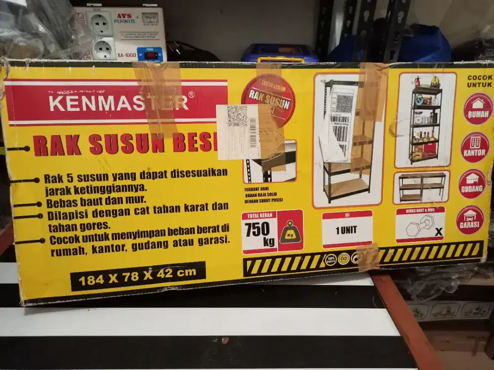 Rak pajangan / rak Susun besi 5 tingkat KenMaster
