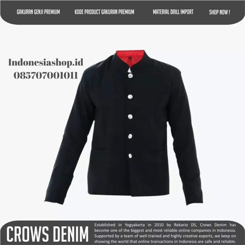Jaket Crows Zero - Gakuran Suzuran