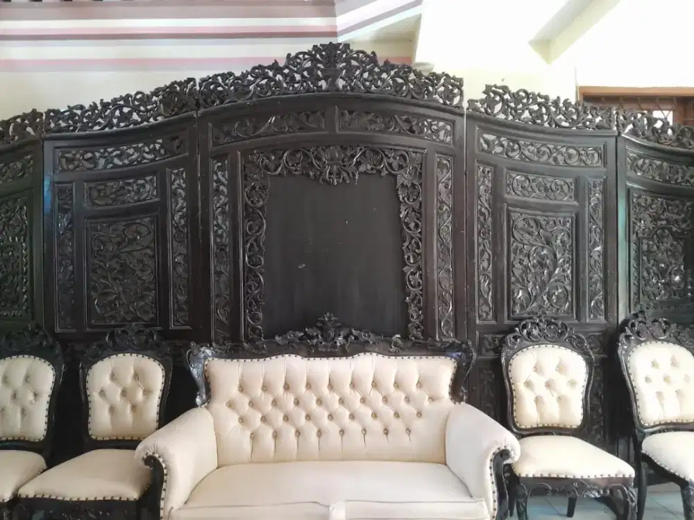 Set sofa pelaminan jawa