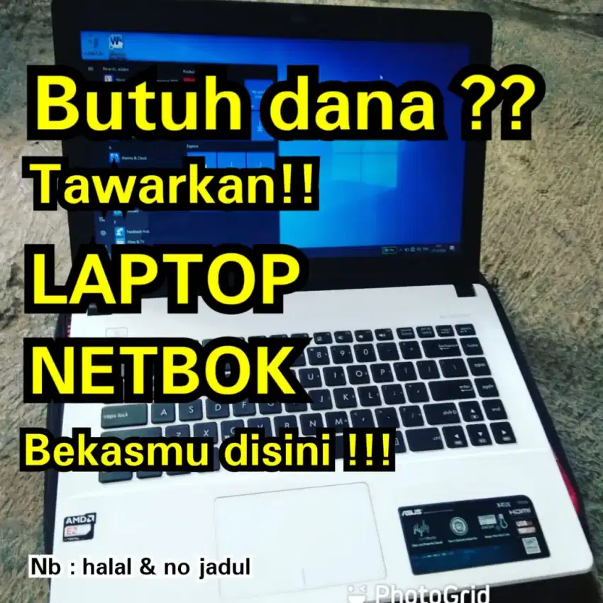 Dibeli Laptop bekas segela kondisi