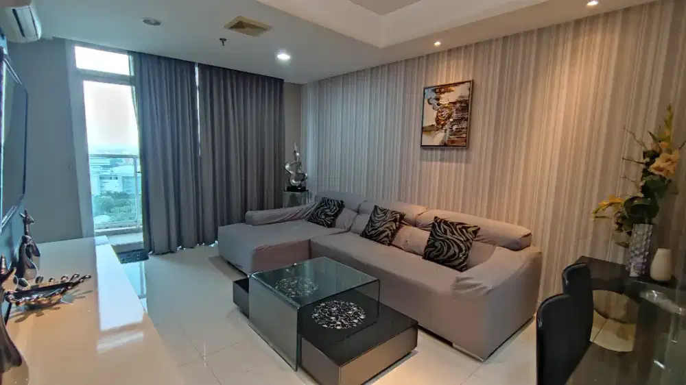 Disewakan apartemen trilium 3br tengah kota surabaya