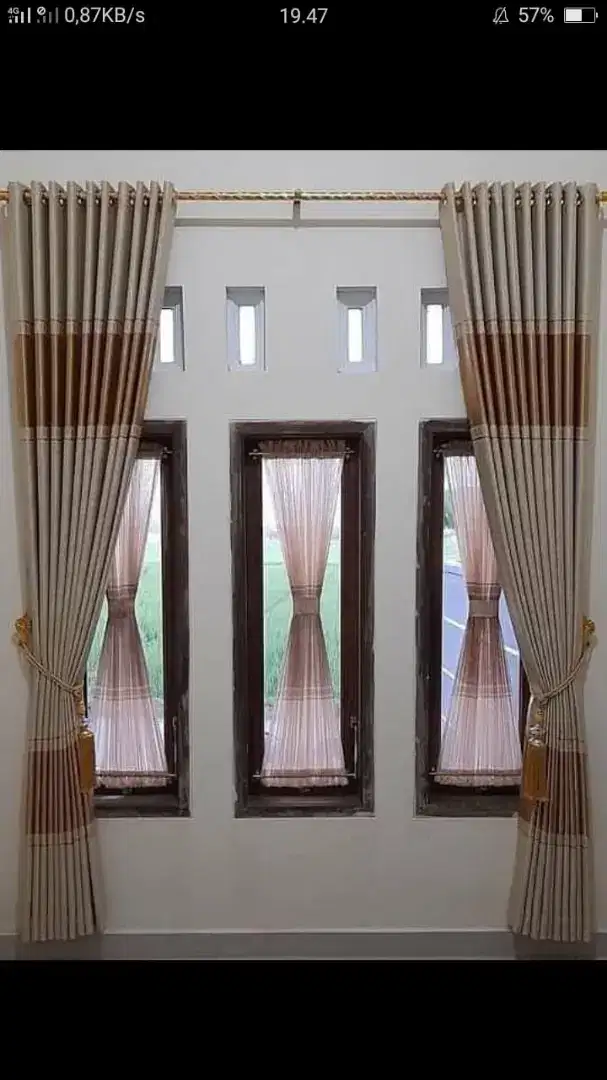 Curtain modern terbaru terbuat dari bahan blackout