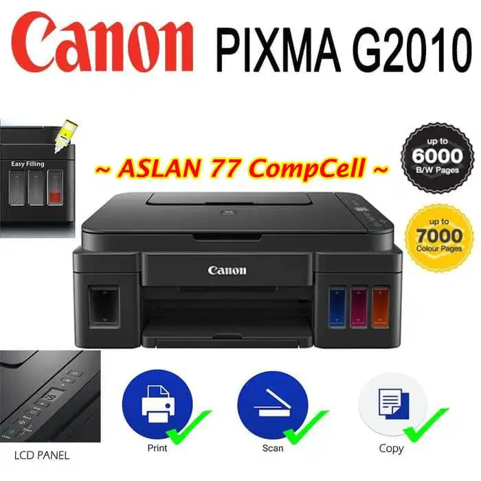 Printer Canon PIXMA G2010, Bisa untuk Print Scan Copy Data..