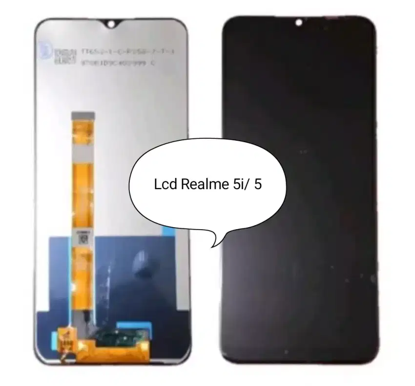 LCD FULSET REALME 5 i/ 5 FREE PASANG + TEMPERGLS