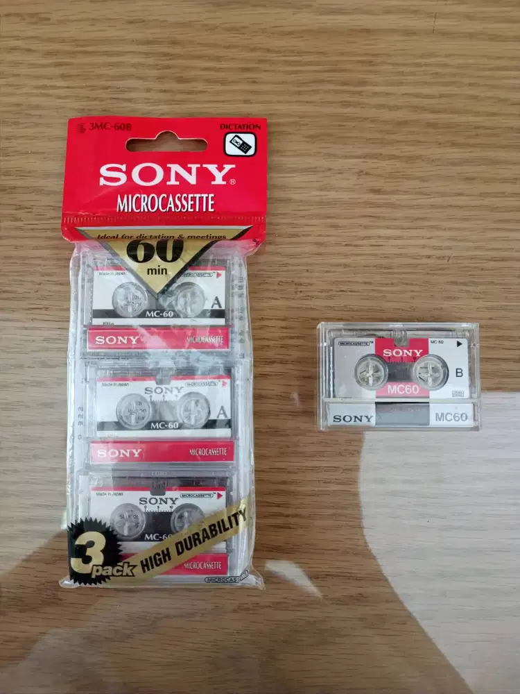 Sony Microcassette MC-60 Japan Baru ~ Bandung
