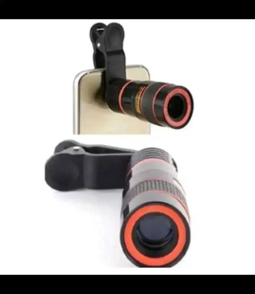 Universal Camera Lensa Telezoom 8x Jepit Telescope For All Type Hp