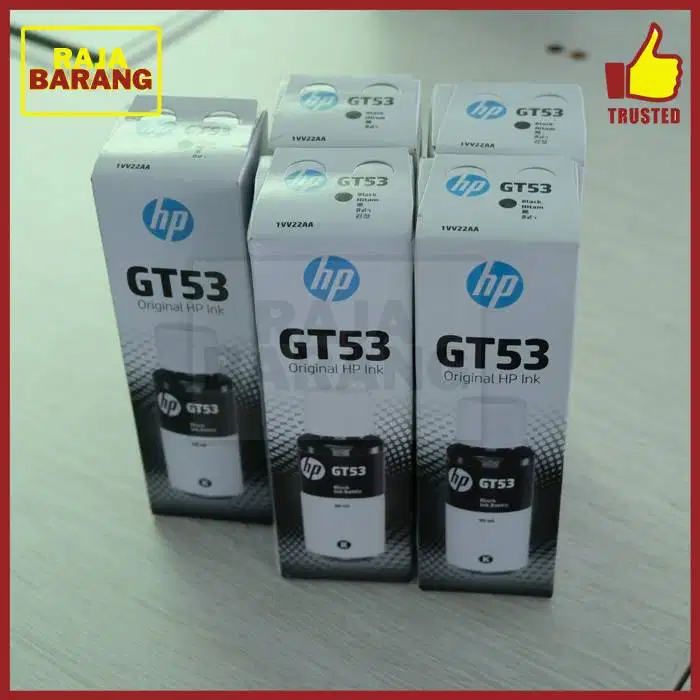 HP Tinta Printer Hitam GT 53 GT53 GT-53 Black Ink Original HP
