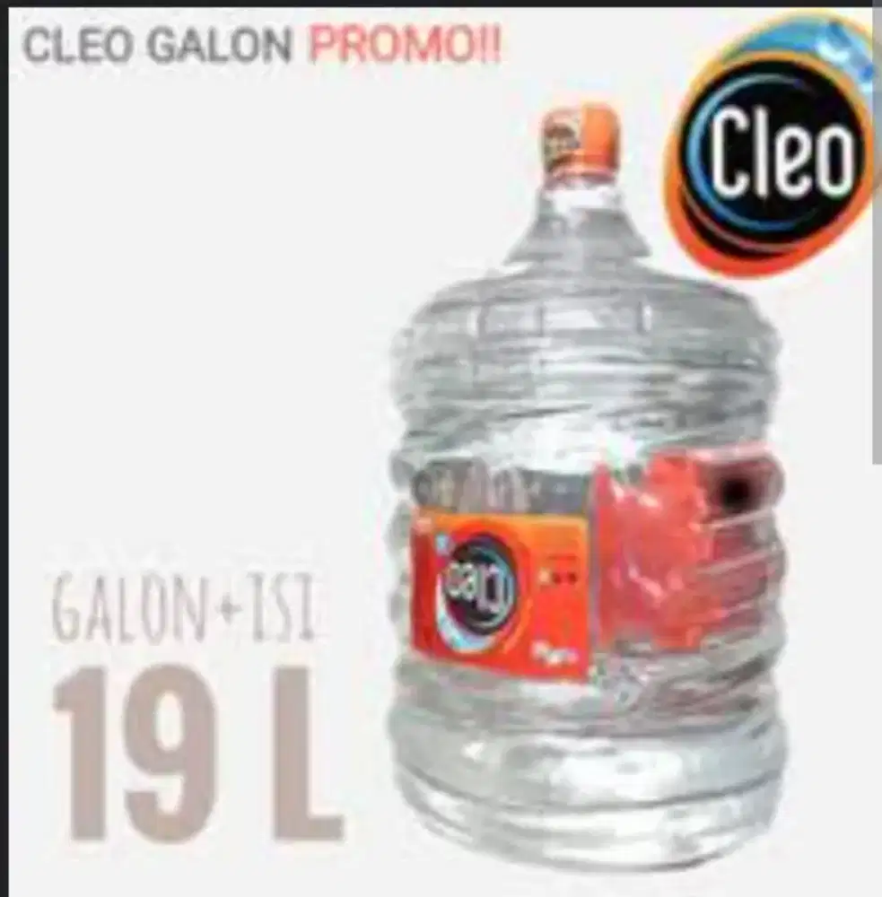 Galon Cleo kondisi bagus