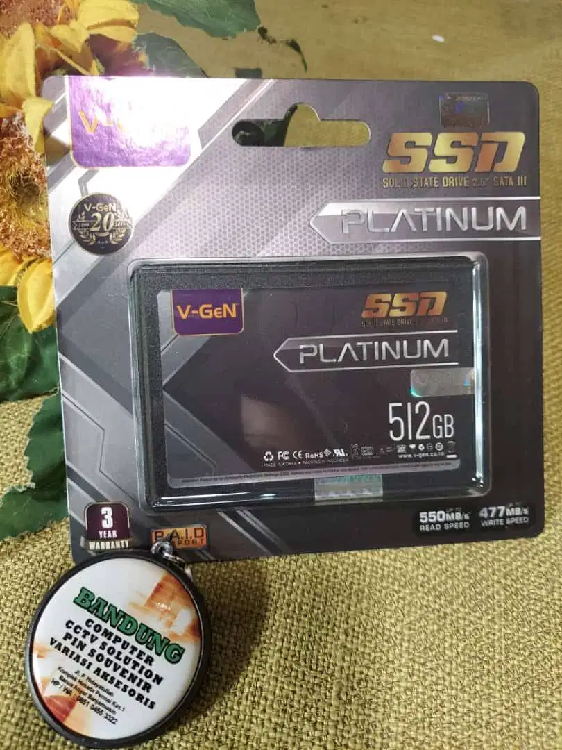 SSD VGen 512GB Sata III Platinum Baru