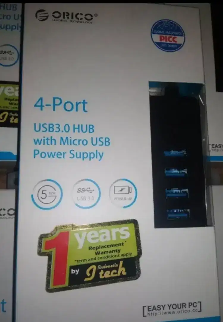 USB Hub Orico W5PU3 Port 3.0