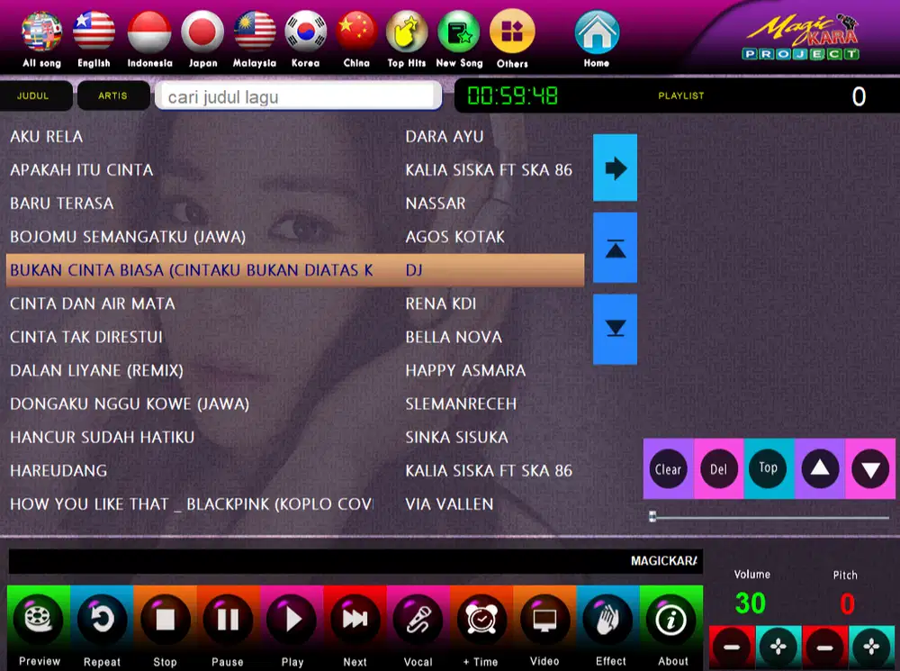 Software Karaoke bisnis MK Multimedia