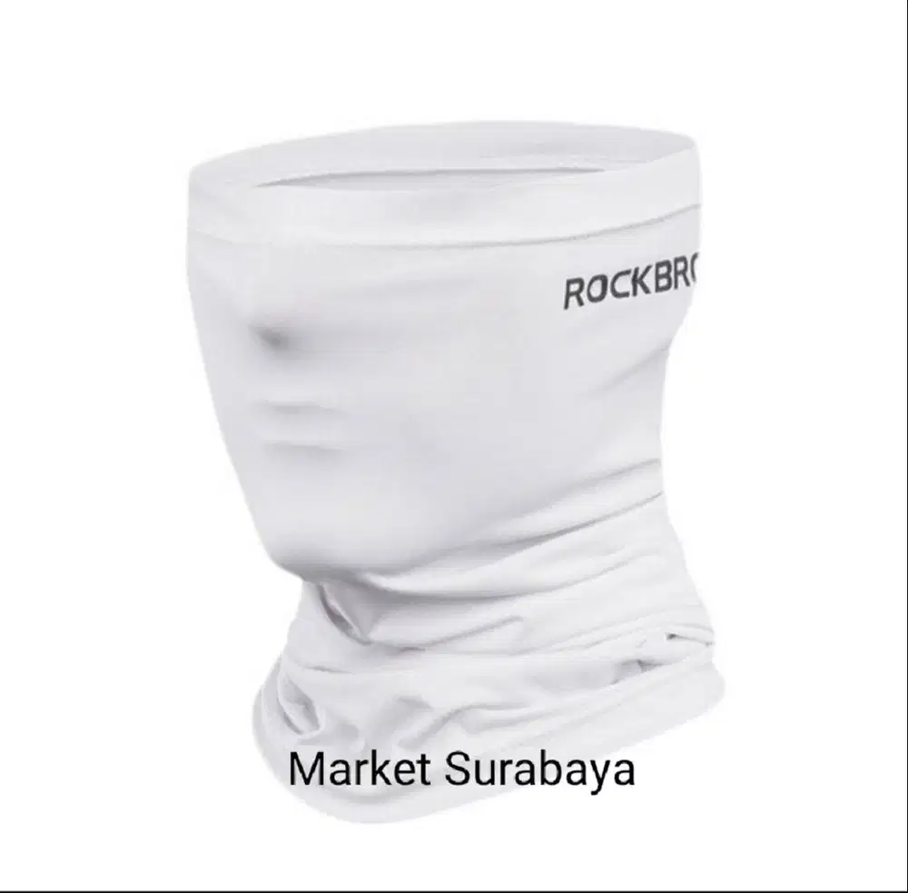 Mask Buff Rockbros WB 001 bandana sport putih