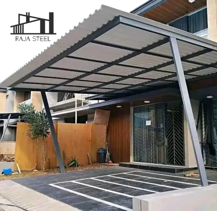 Kanopi Rumah Besi Holo Minimalis