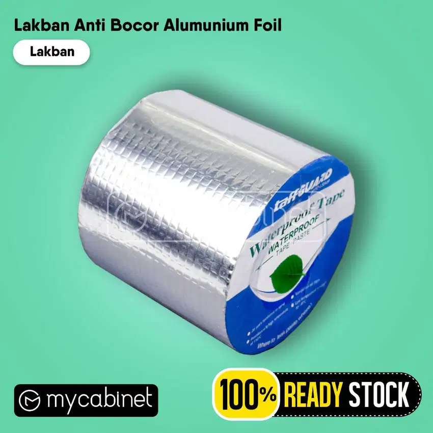 Isolasi Lakban Kuat Alumunium Foil Waterproof Anti Air Anti Bocor