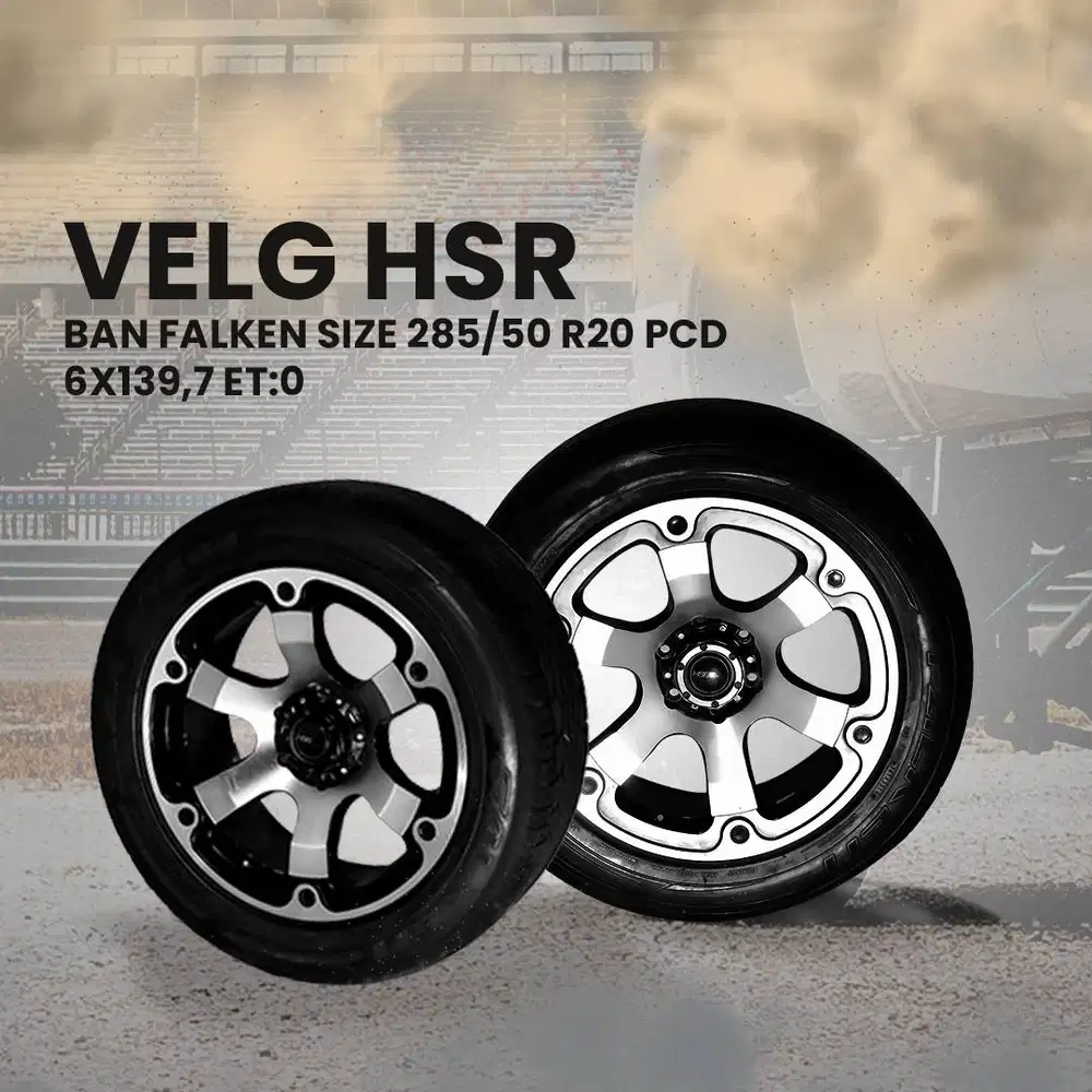 Promo Velg Ring 20, Size 285/50, PCD 6 X 139,7 Ex Toyota Fortuner