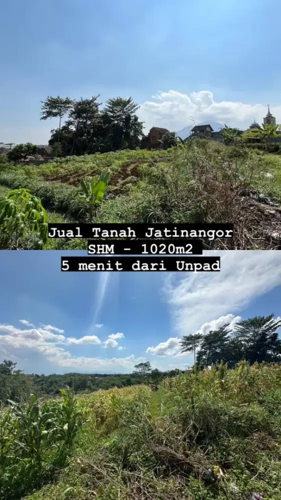 Jual tanah Kavling di Perumahan Dosen Unpad desa Cileles Jatinangor