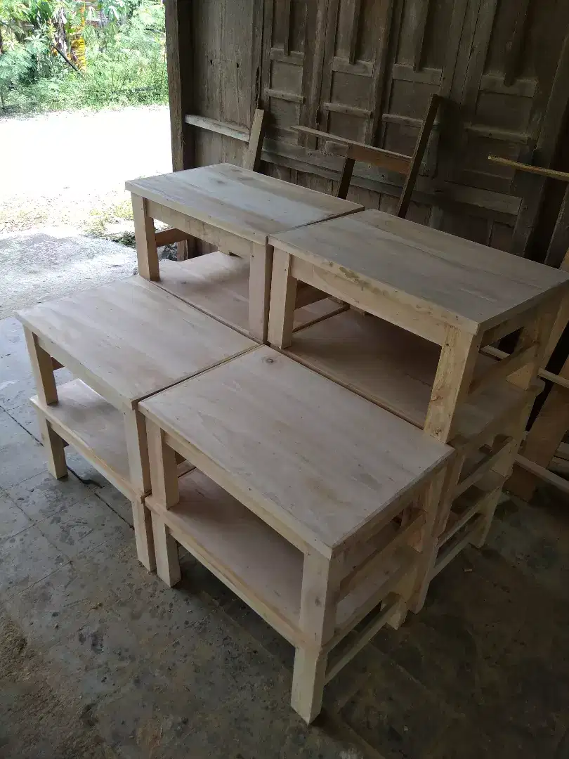 Meja ngaji kayu mahoni awer