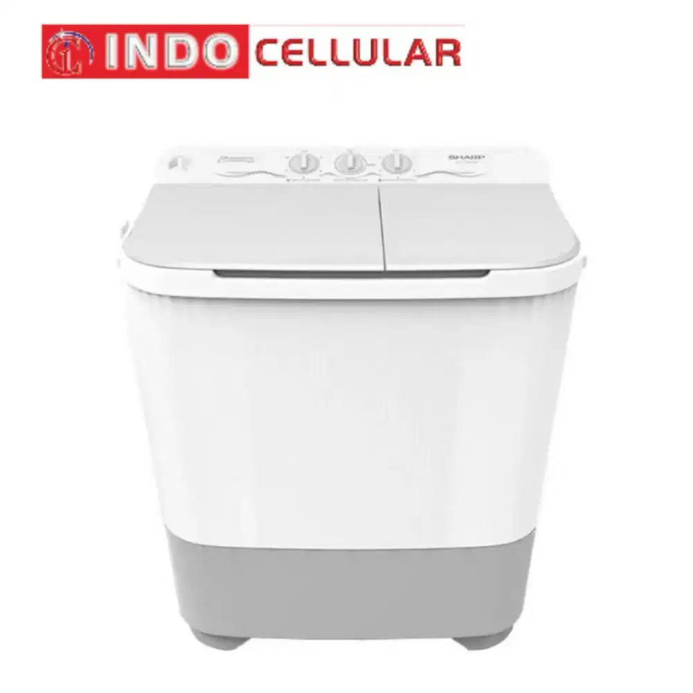 MESIN CUCI SHARP 2 TABUNG 9 KG ES-T90MW