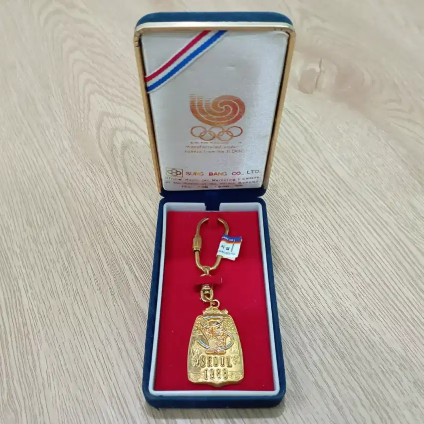 Gantungan Kunci Antik Sung Bang Olimpiade Seoul 1988 Korsel Original