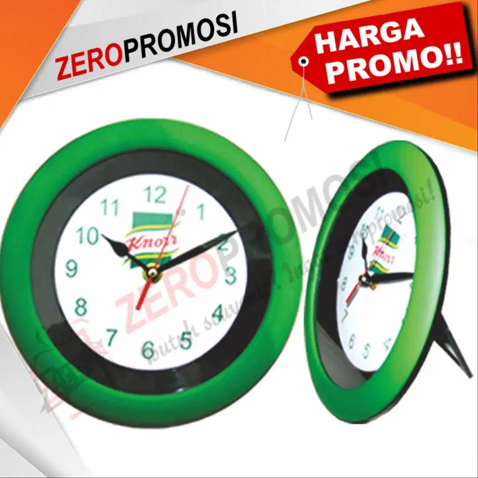 Cetak Souvenir Jam Dinding Foto/Logo Perusahaan Murah