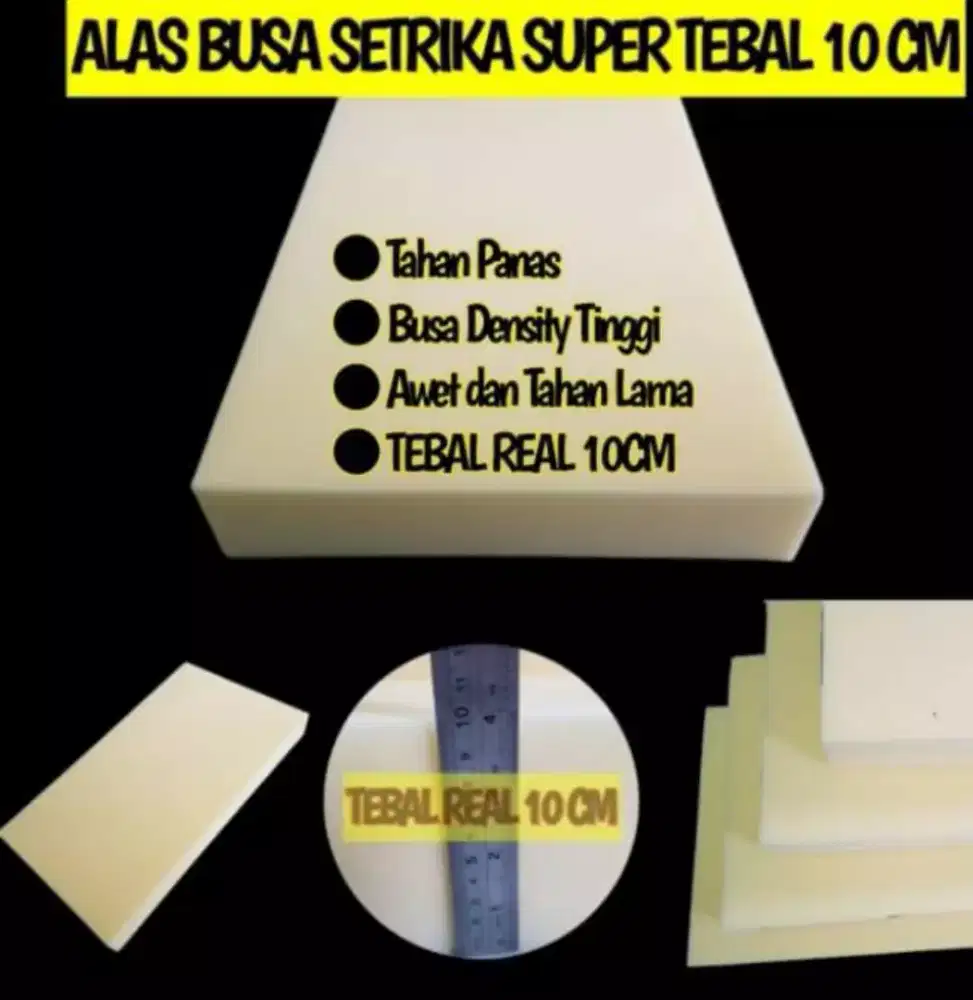 BUSA ALAS SETRIKA 10CM SUPER TEBAL