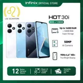 Infinix ram 8gb 128gb hot 30i Batere 5000 baru IMEI ok garansi 1 tahun