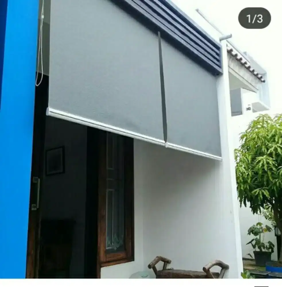 Tirai gulung outdoor dan indoor termurah