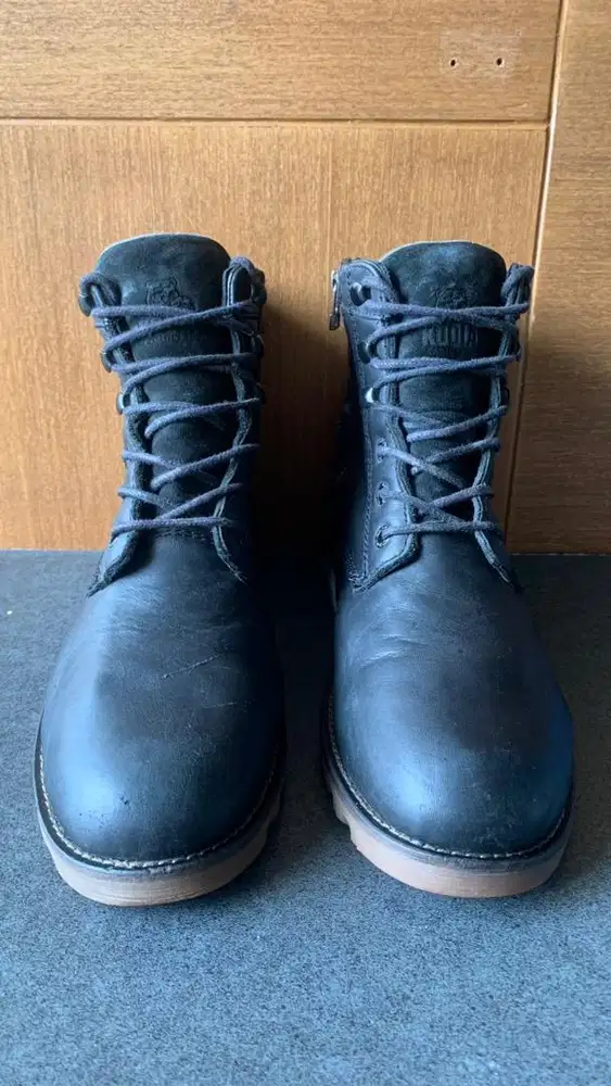 Sepatu BOOTS KODIAK 41 WATERPRROF 3M THINSULATE BLACK LEATHER