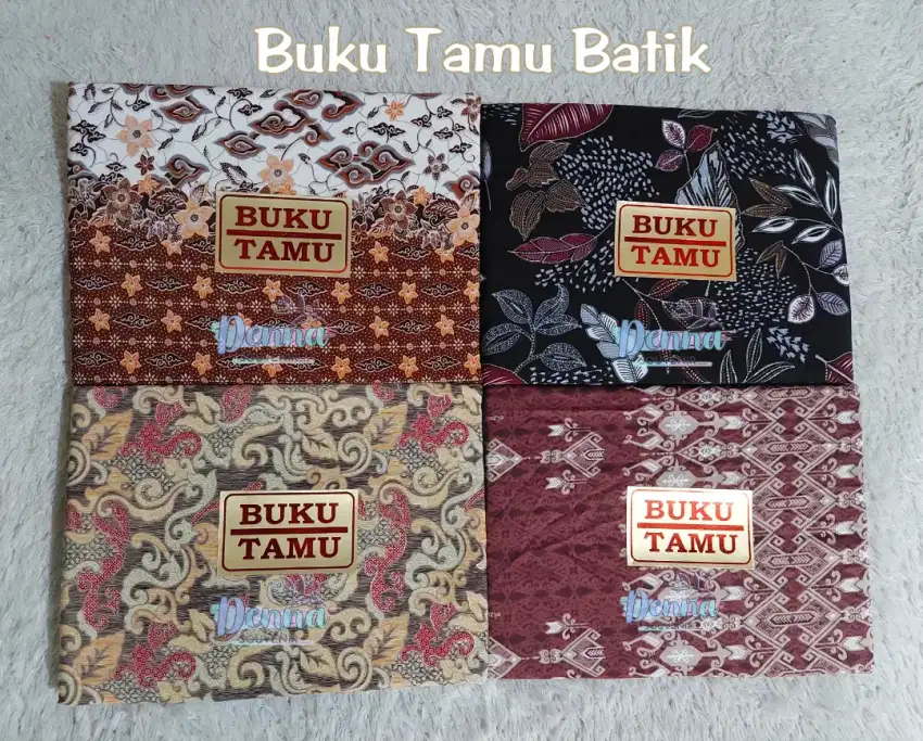 Buku Tamu Wedding Motif Batik