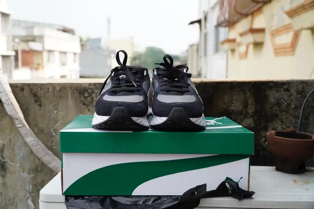 puma wild rider rolling black castlerock size 11.5 us