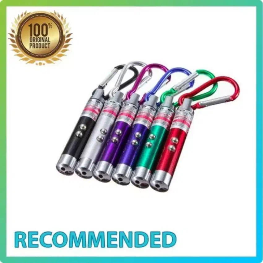 Laser pointer presentasi+senter LED lights 3 in 1