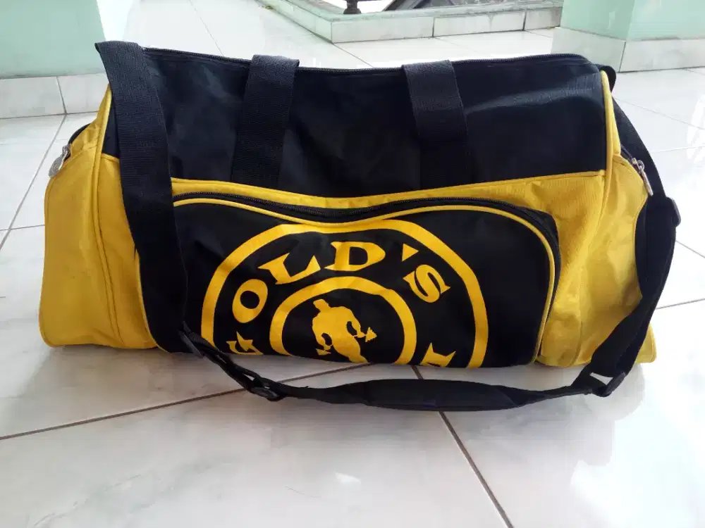 Gold cheap gym bag