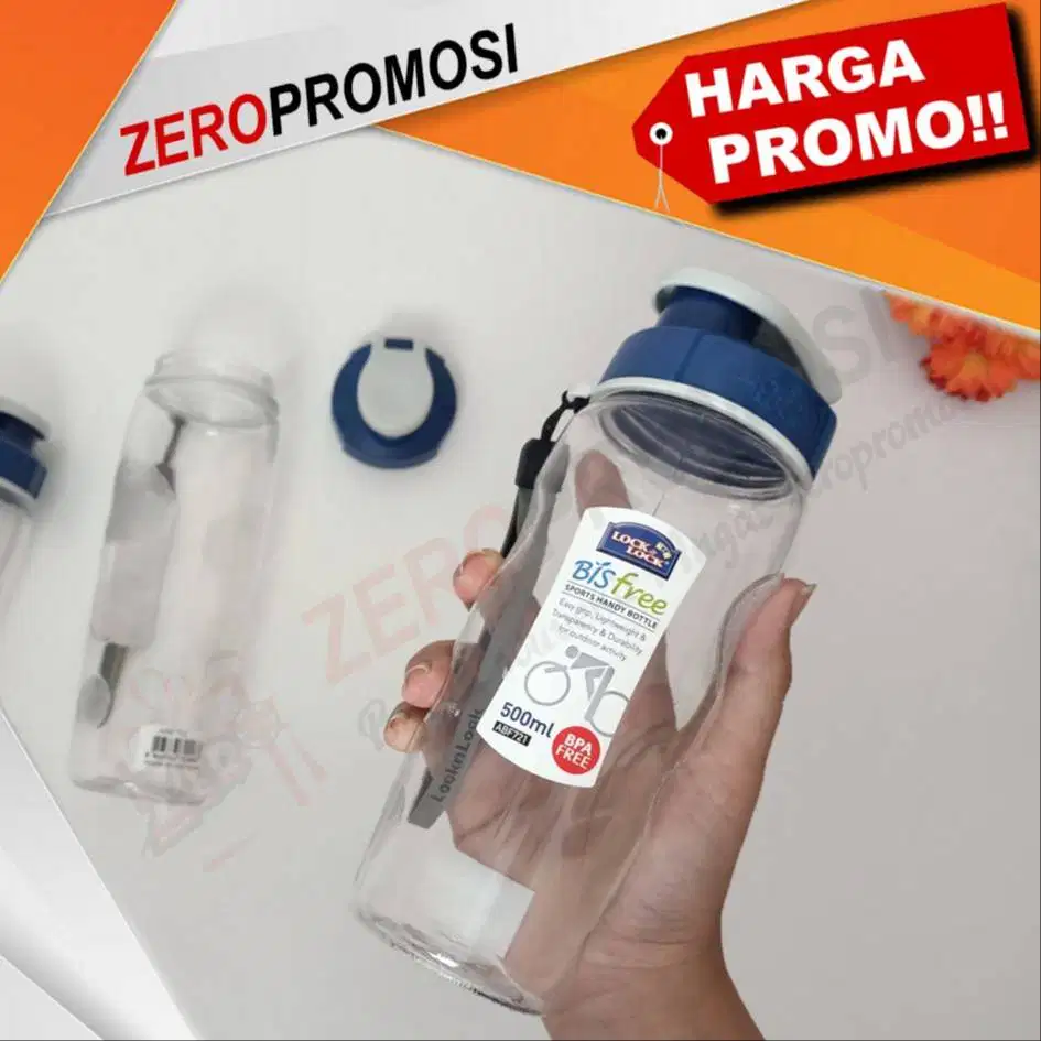 Botol Air Minum Sepeda Bisfree Sport 700ml Lock n Lock