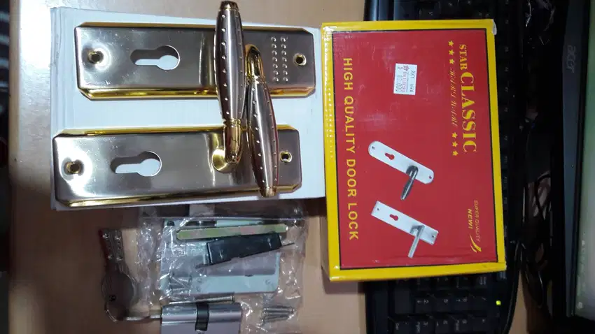 HANDLE PINTU SET UKURAN KECIL/PENDEK CLASSIC GAGANG TARIK