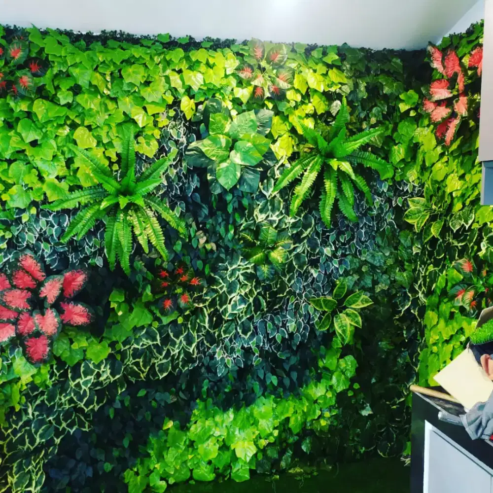 Taman vertikal garden sintetis