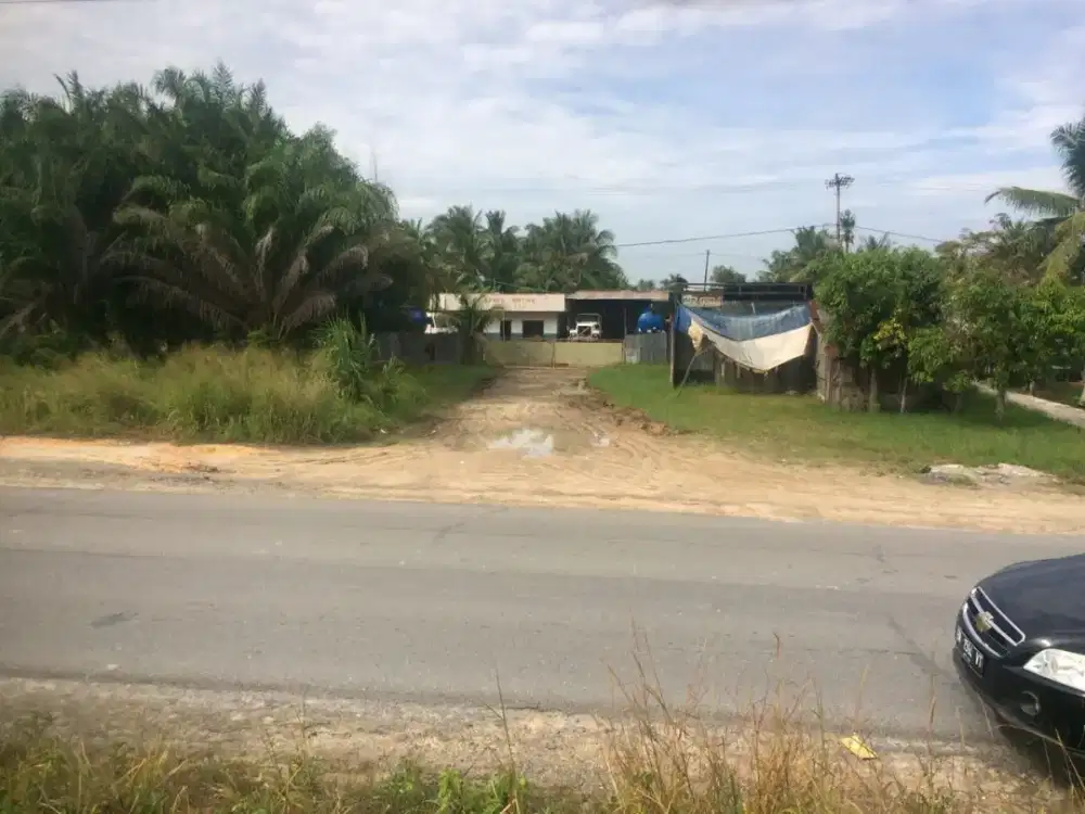 Tanah Jl Rangau Km 2,5 di Duri Riau. 1,1Ha SHM