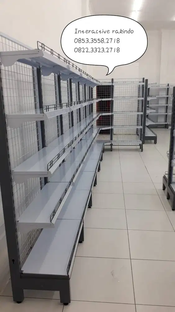 Harga Pabrik Rak Minimarket Single 180 cm (Join)