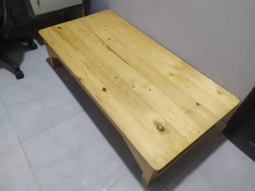 Meja Lesehan Kayu Jati Belanda 120 cm x 60 cm