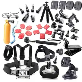 Fullset Action Cam Accessories / Aksesoris Kamera Aksi GoPro Xiaomi Yi