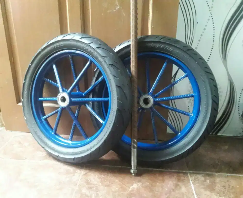 Grosiran Roda Gerobak Model ruji Behel & Ruji Jari2 motor Ring 14 &17
