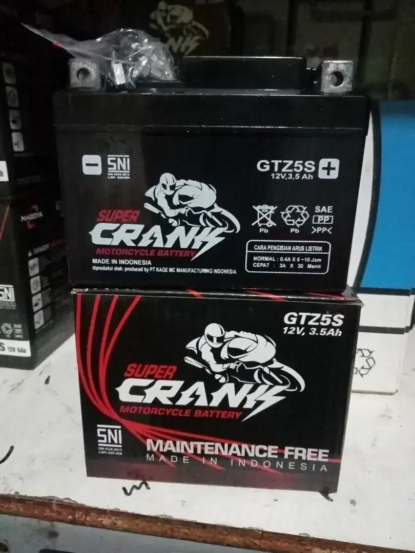 Promo aki motor super crank Gtz5