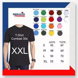 Kaos Polos Combad 30s XXL