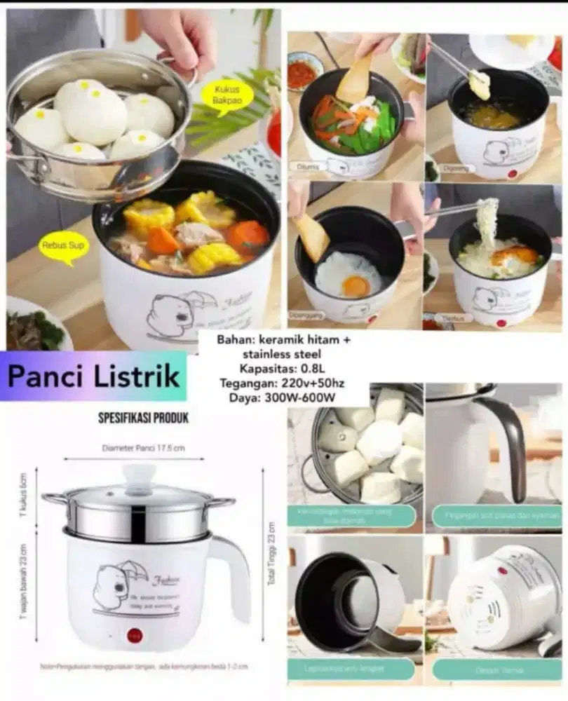 Steamer Kukus&Masak Elektrik