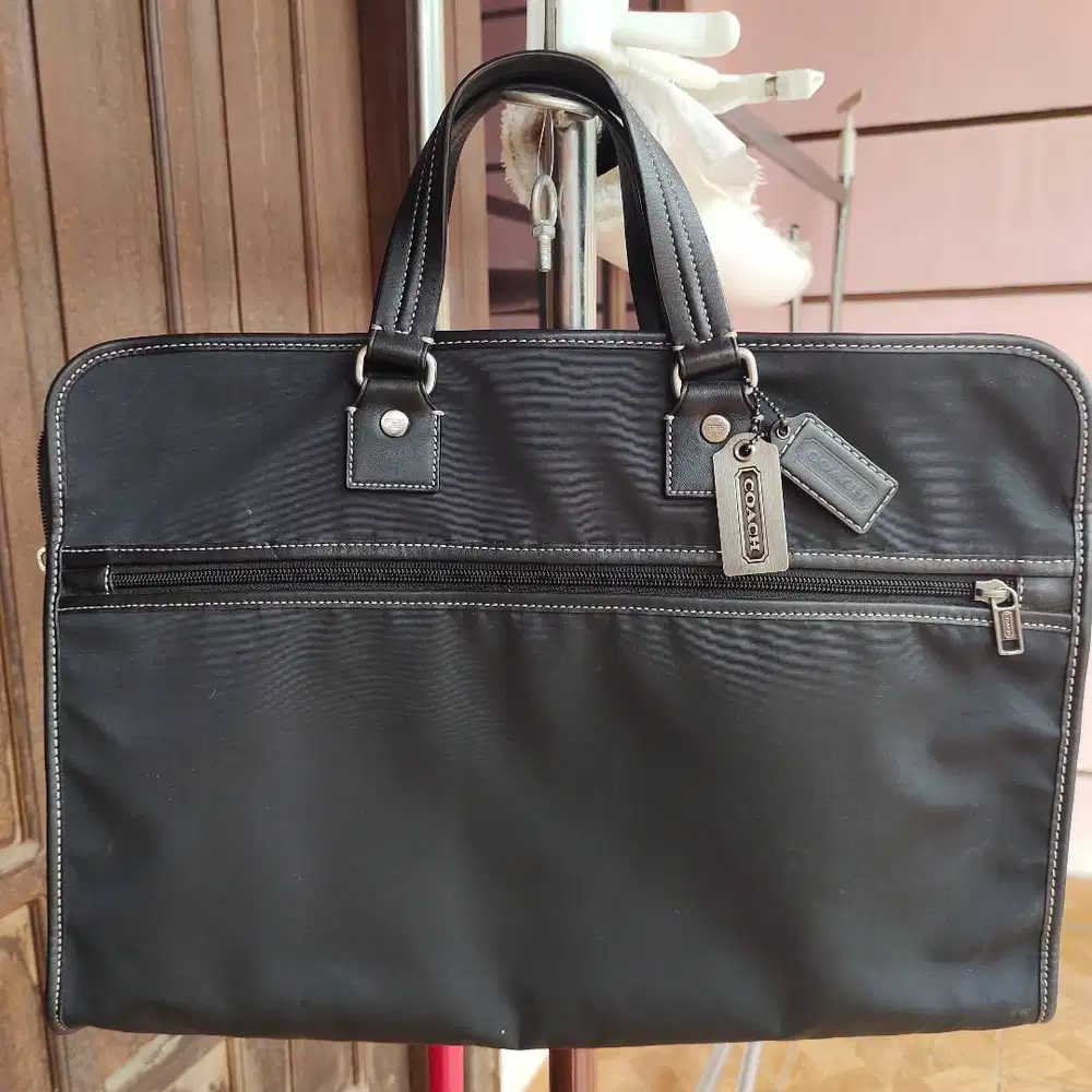 Original COACH Mens Buisiness Bag / Briefcase F70373 ada Certicate