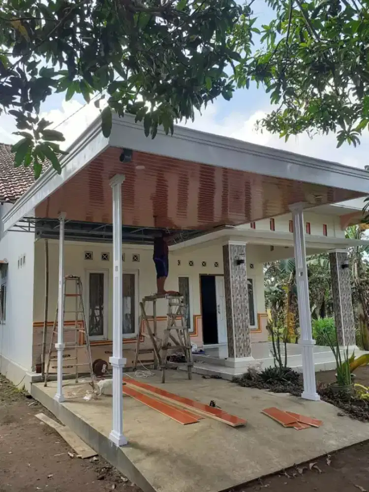 Kanopi plafon PVC GRC minimalis