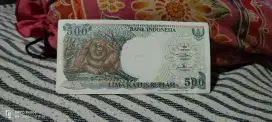 Uang 500 rupiah orang utan