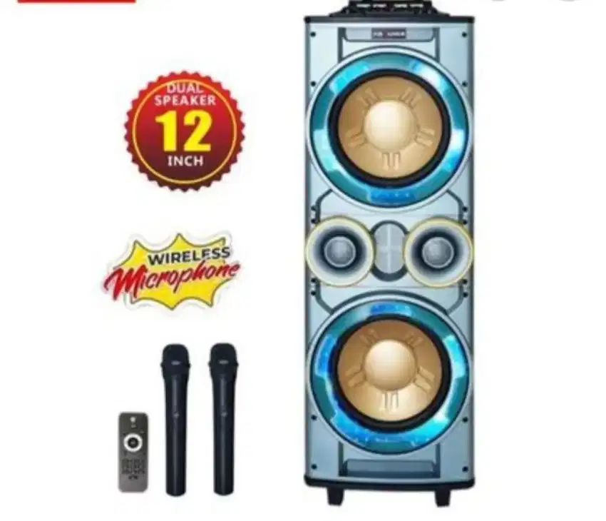 Speaker Aktif Double 12 Inc Baru