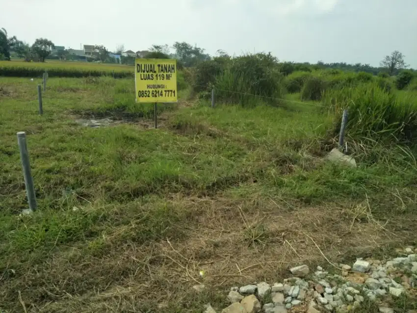 Dijual Tanah Murah Dekat Jalan Tol dan Jalan Lintas