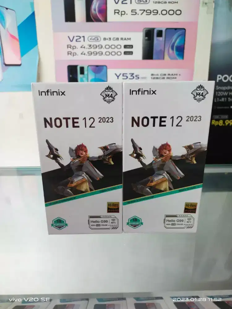 Infinix NOTE 12 2023 8/128 GB Helio G99 NFC || 50 MP|| Garansi Resmi